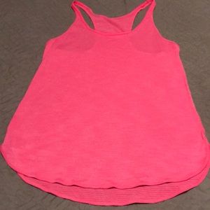 Size 4 pink tank top lululemon
